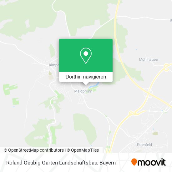 Roland Geubig Garten Landschaftsbau Karte
