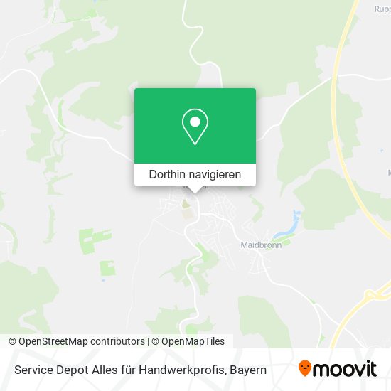 Service Depot Alles für Handwerkprofis Karte