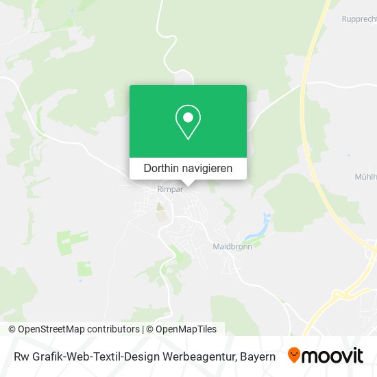 Rw Grafik-Web-Textil-Design Werbeagentur Karte