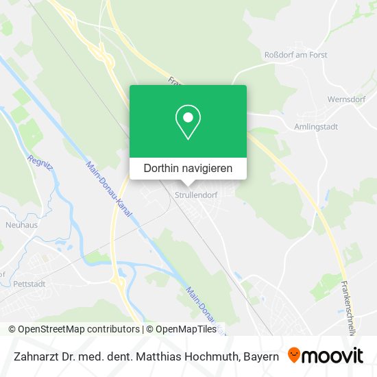 Zahnarzt Dr. med. dent. Matthias Hochmuth Karte