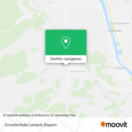 Grundschule Leinach Karte