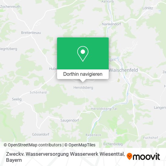 Zweckv. Wasserversorgung Wasserwerk Wiesenttal Karte