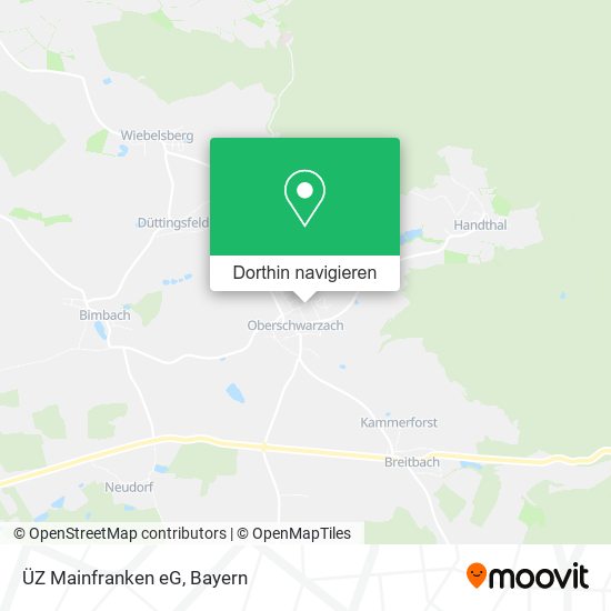 ÜZ Mainfranken eG Karte