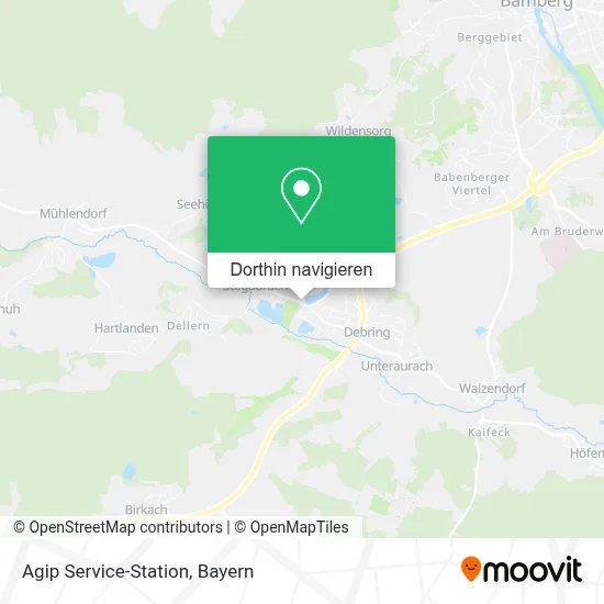 Agip Service-Station Karte