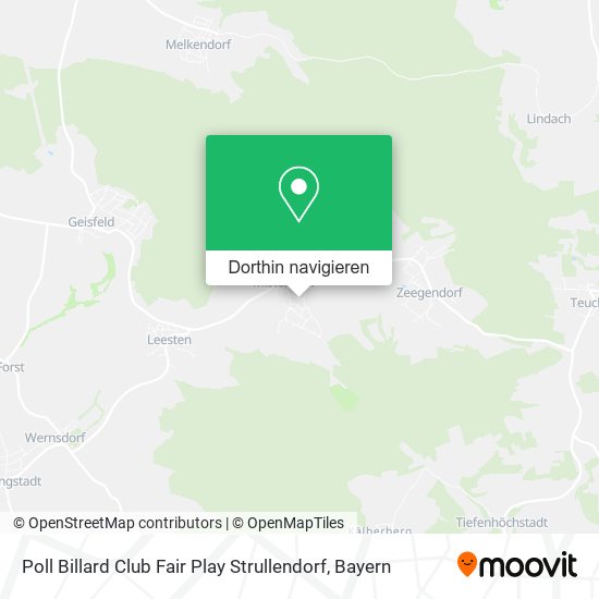 Poll Billard Club Fair Play Strullendorf Karte