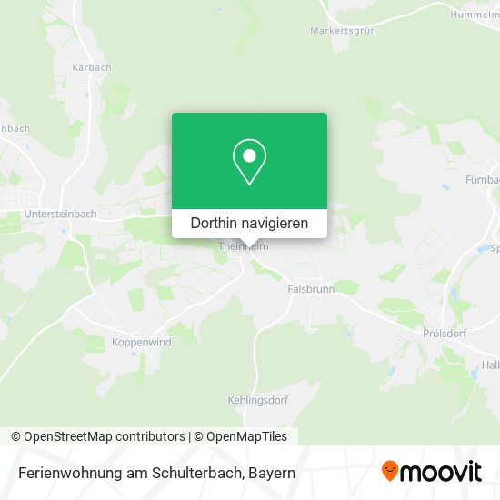 Ferienwohnung am Schulterbach Karte