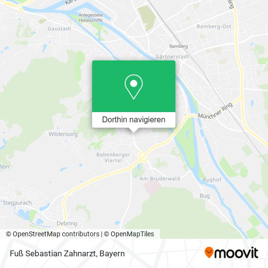 Fuß Sebastian Zahnarzt Karte