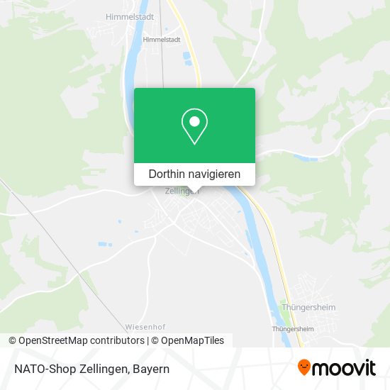 NATO-Shop Zellingen Karte