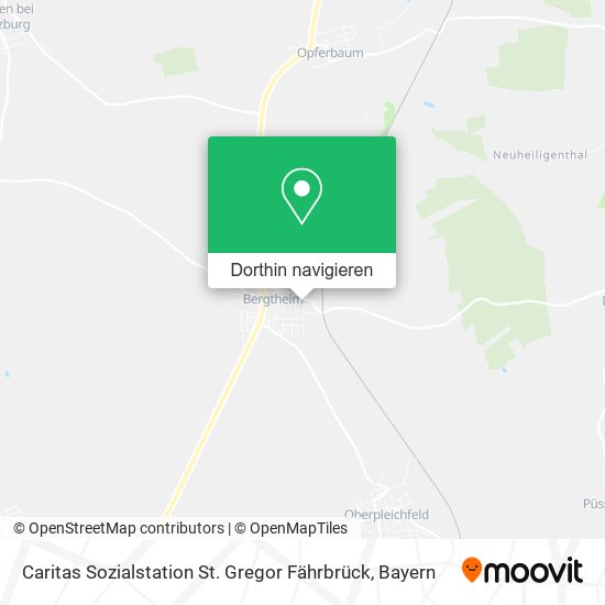 Caritas Sozialstation St. Gregor Fährbrück Karte