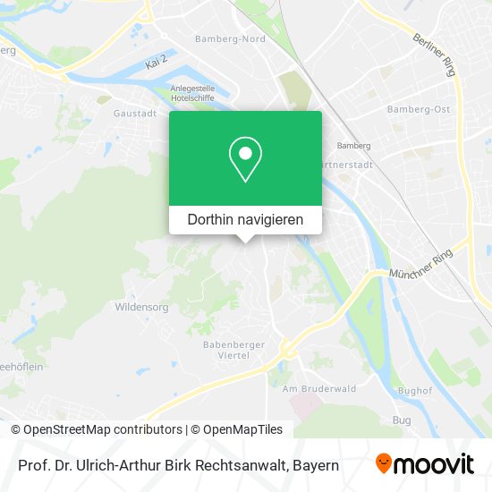 Prof. Dr. Ulrich-Arthur Birk Rechtsanwalt Karte