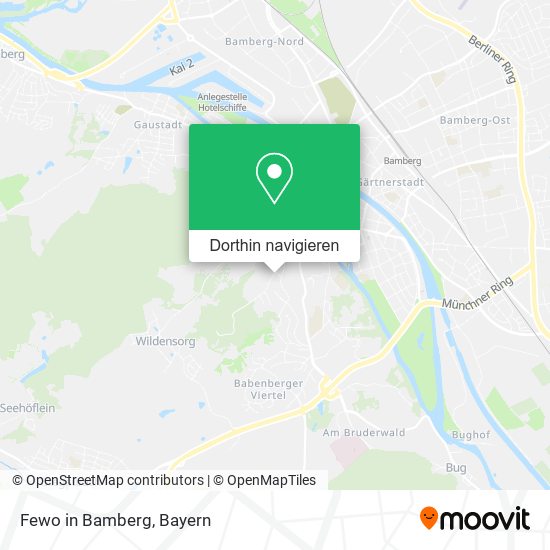 Fewo in Bamberg Karte