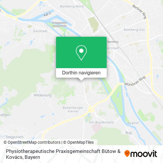 Physiotherapeutische Praxisgemeinschaft Bütow & Kovács Karte