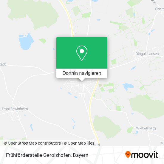 Frühförderstelle Gerolzhofen Karte