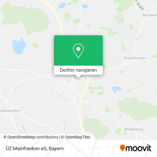 ÜZ Mainfranken eG Karte