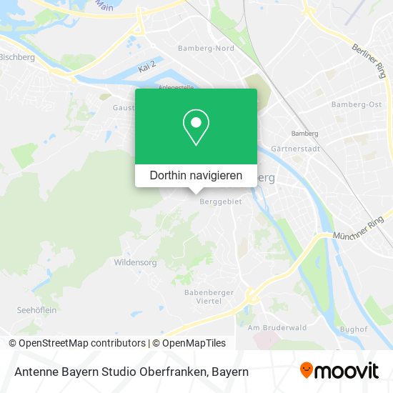 Antenne Bayern Studio Oberfranken Karte