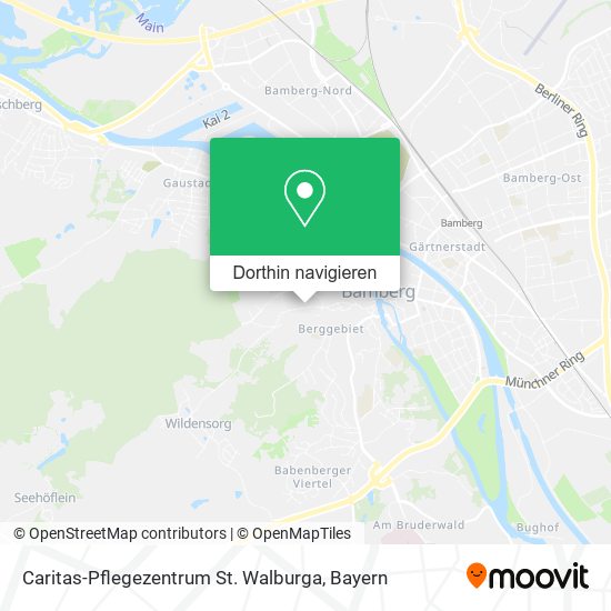 Caritas-Pflegezentrum St. Walburga Karte