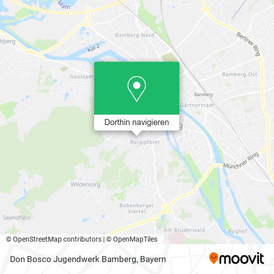 Don Bosco Jugendwerk Bamberg Karte