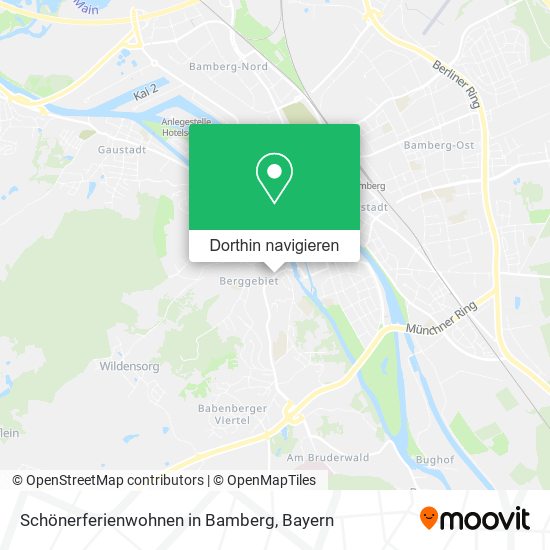 Schönerferienwohnen in Bamberg Karte