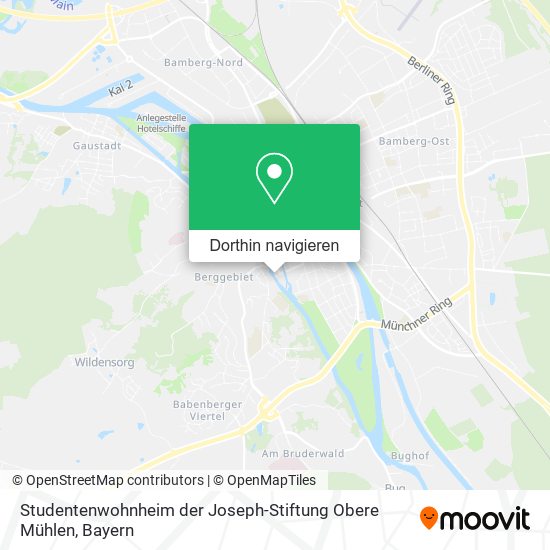 Studentenwohnheim der Joseph-Stiftung Obere Mühlen Karte