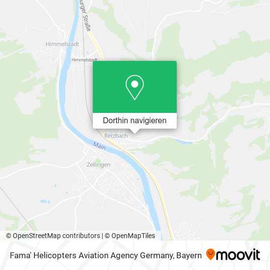 Fama' Helicopters Aviation Agency Germany Karte