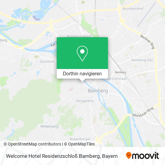 Welcome Hotel Residenzschloß Bamberg Karte