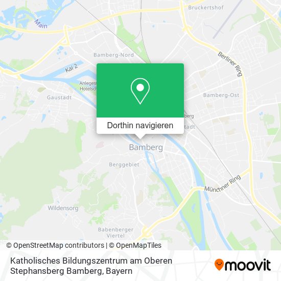 Katholisches Bildungszentrum am Oberen Stephansberg Bamberg Karte