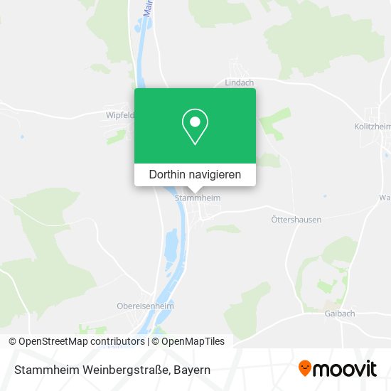 Stammheim Weinbergstraße Karte