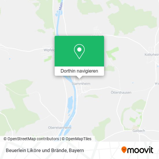Beuerlein Liköre und Brände Karte