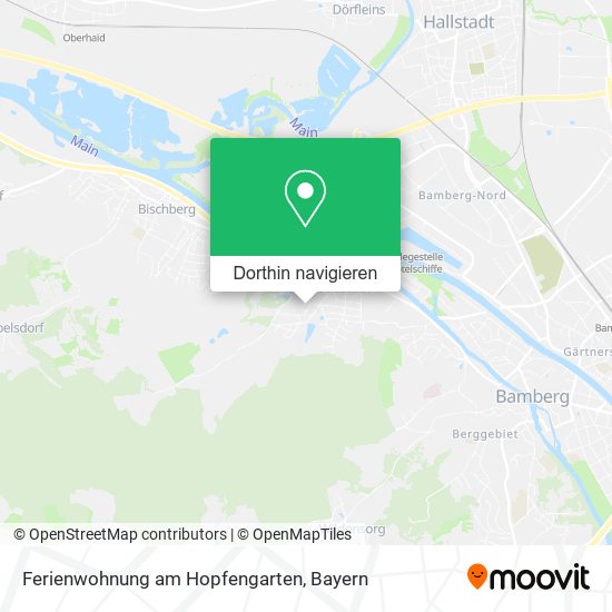 Ferienwohnung am Hopfengarten Karte