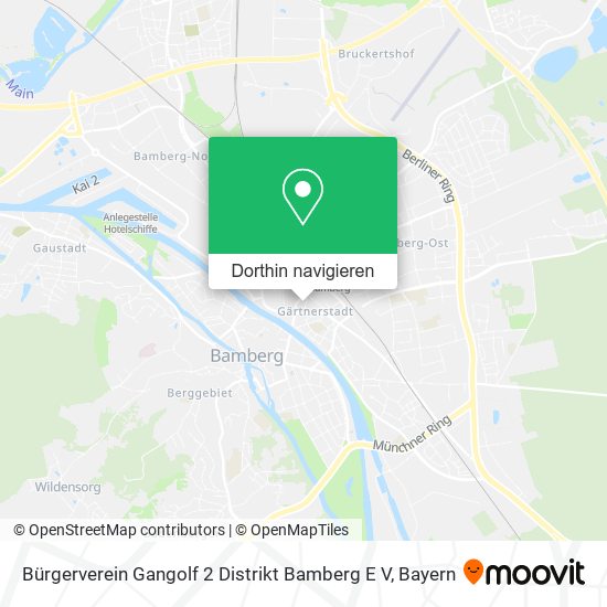 Bürgerverein Gangolf 2 Distrikt Bamberg E V Karte