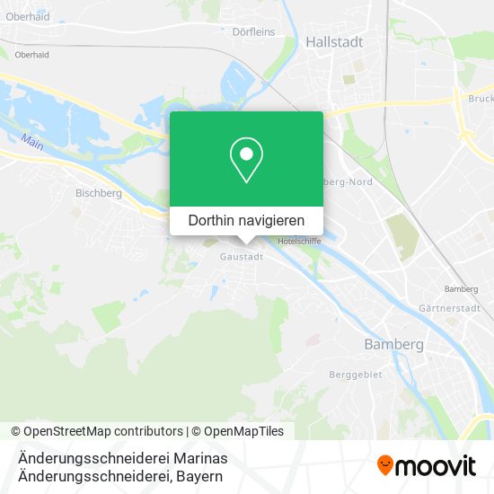 Änderungsschneiderei Marinas Änderungsschneiderei Karte