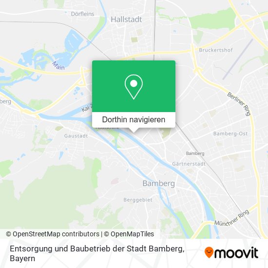 Entsorgung und Baubetrieb der Stadt Bamberg Karte