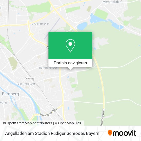 Angelladen am Stadion Rüdiger Schröder Karte