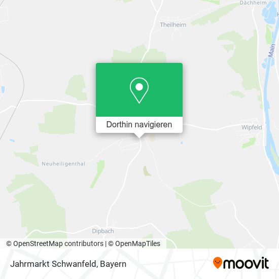 Jahrmarkt Schwanfeld Karte