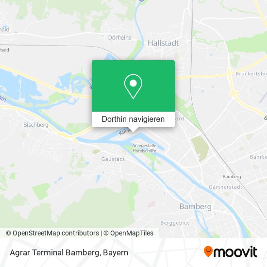 Agrar Terminal Bamberg Karte