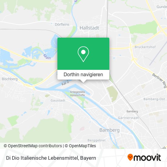 Di Dio Italienische Lebensmittel Karte
