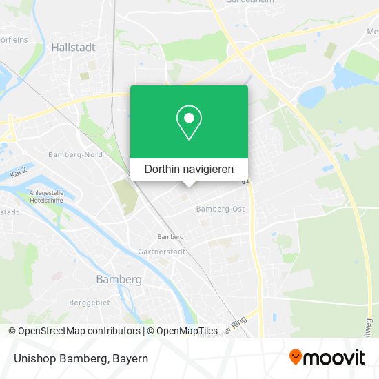 Unishop Bamberg Karte