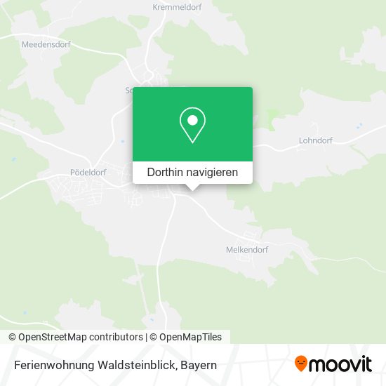 Ferienwohnung Waldsteinblick Karte