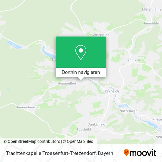 Trachtenkapelle Trossenfurt-Tretzendorf Karte