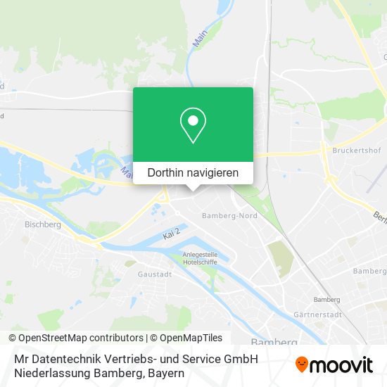 Mr Datentechnik Vertriebs- und Service GmbH Niederlassung Bamberg Karte