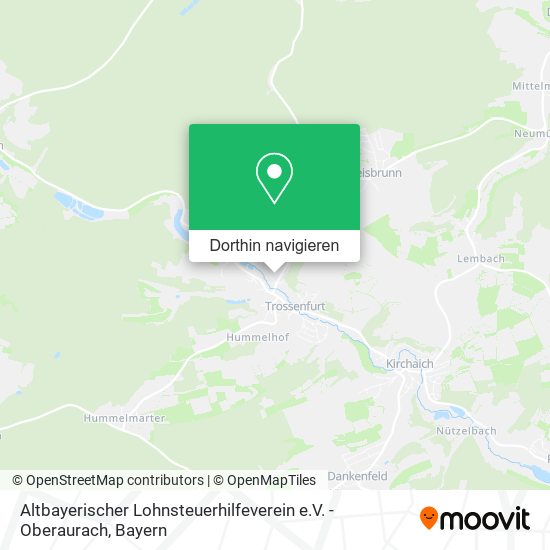 Altbayerischer Lohnsteuerhilfeverein e.V. - Oberaurach Karte