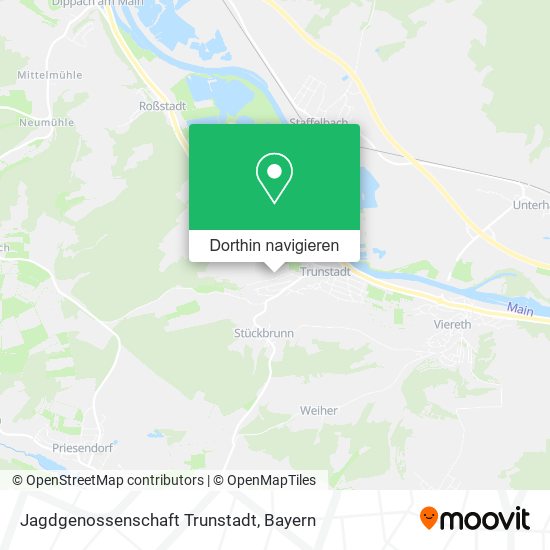 Jagdgenossenschaft Trunstadt Karte