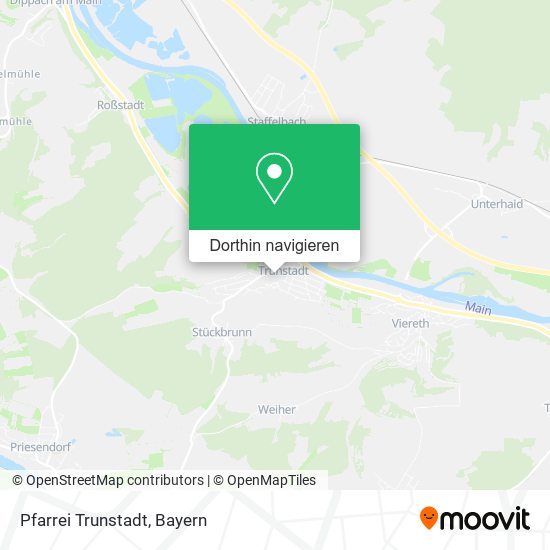 Pfarrei Trunstadt Karte