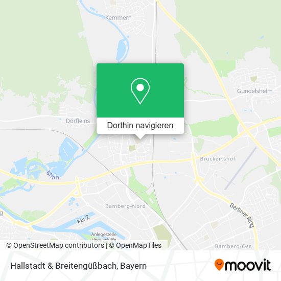 Hallstadt & Breitengüßbach Karte