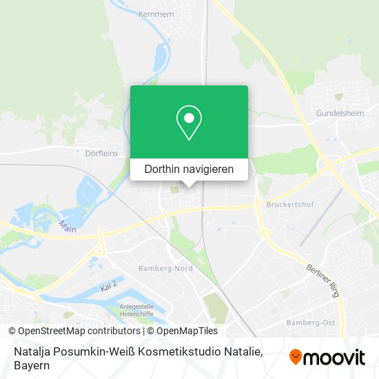 Natalja Posumkin-Weiß Kosmetikstudio Natalie Karte