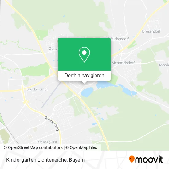 Kindergarten Lichteneiche Karte