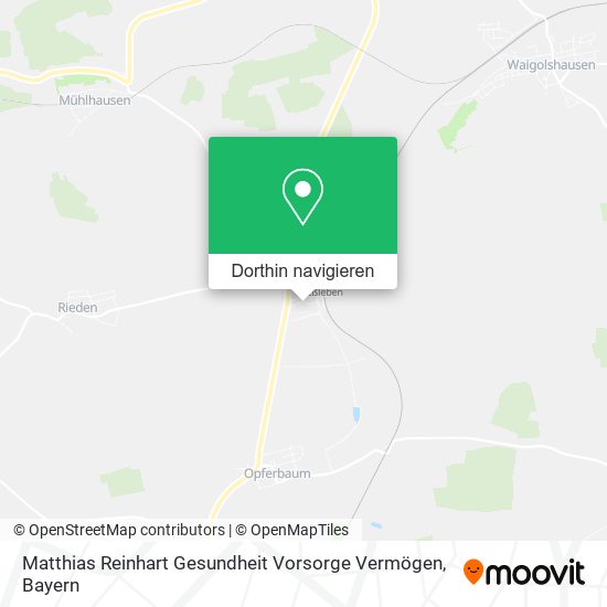 Matthias Reinhart Gesundheit Vorsorge Vermögen Karte