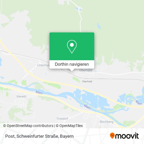 Post, Schweinfurter Straße Karte