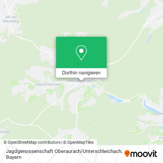 Jagdgenossenschaft Oberaurach / Unterschleichach Karte