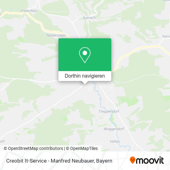 Creobit It-Service - Manfred Neubauer Karte